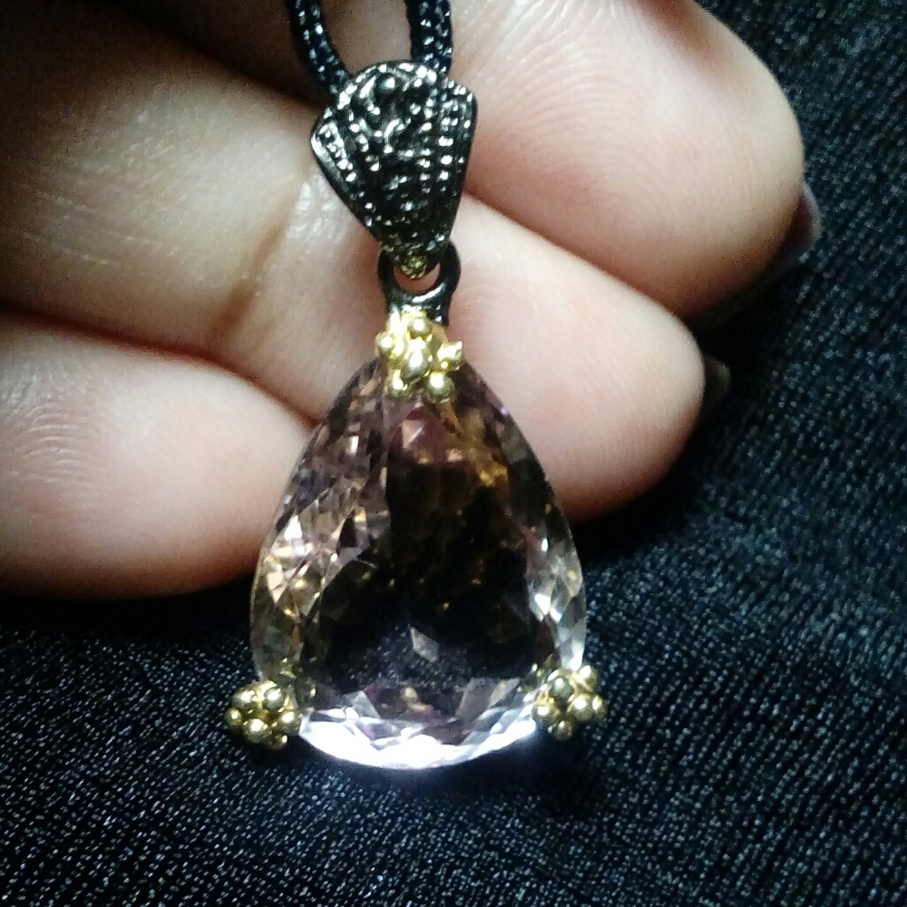 GIFT. Amethyst/Citrine  925. Ametrine. - Picture 4 of 12